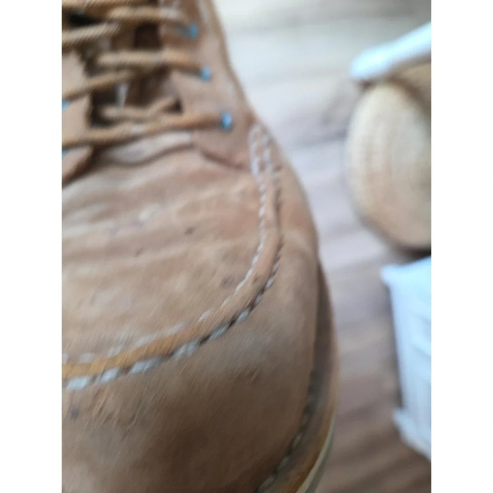 Danner Bull Run Lux Sunstone 31660 Men's 10.5 D Moc Toe Leather Boots USA